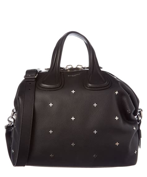 givenchy nightingale black bag|Givenchy Nightingale Medium Leather Satchel Bag, Black.